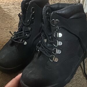 Timberland Black Kids Hiking Boots